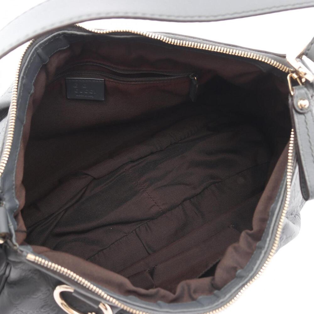 GUCCI Gray Leather Shoulder Bag - Picture 3 of 8